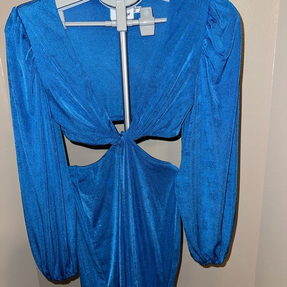 Princess Polly Royal Blue Long Sleeve Dress - Picture 2 of 9